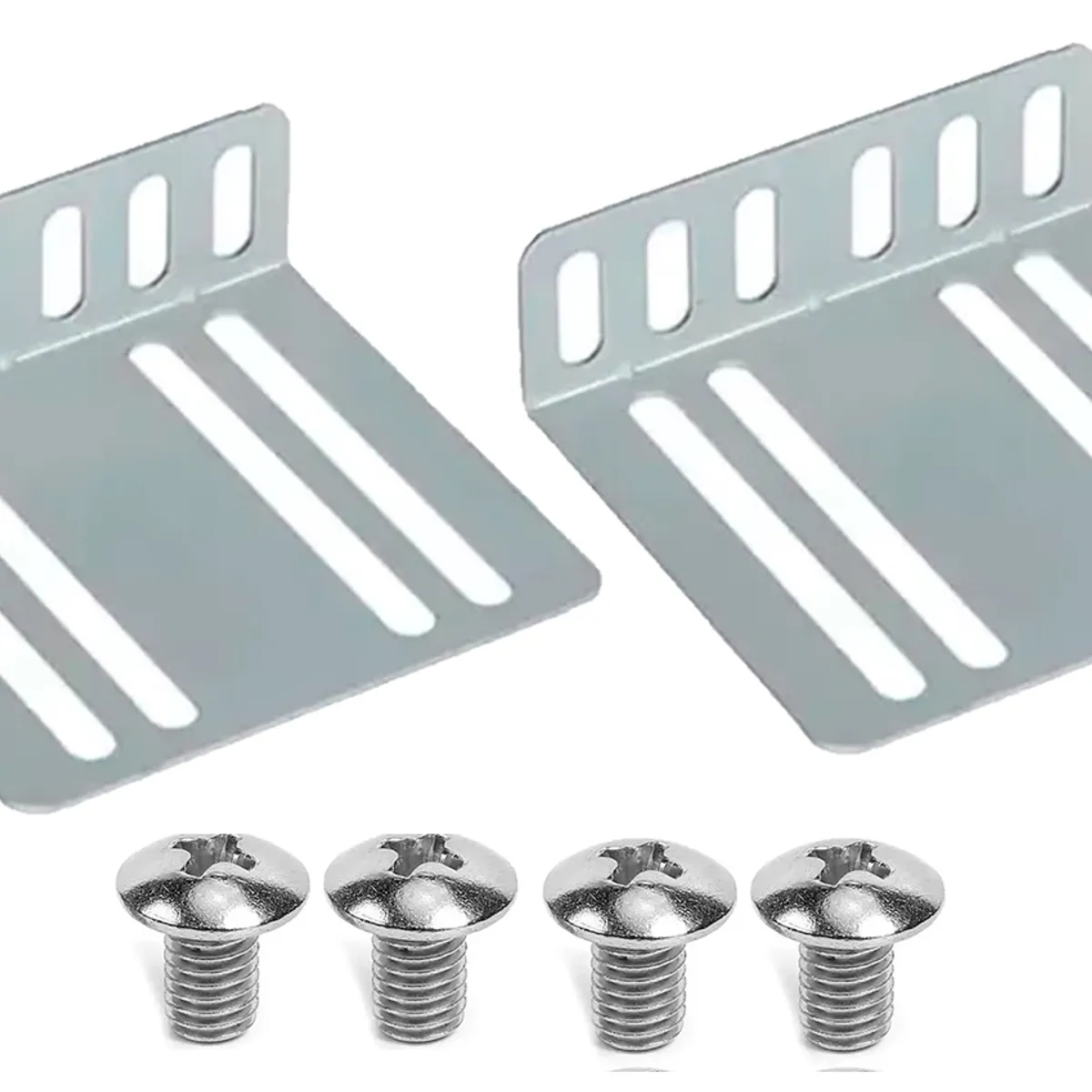 GENERICO - Soporte Metálico Para Radio Android 2 Din Con Tornillos