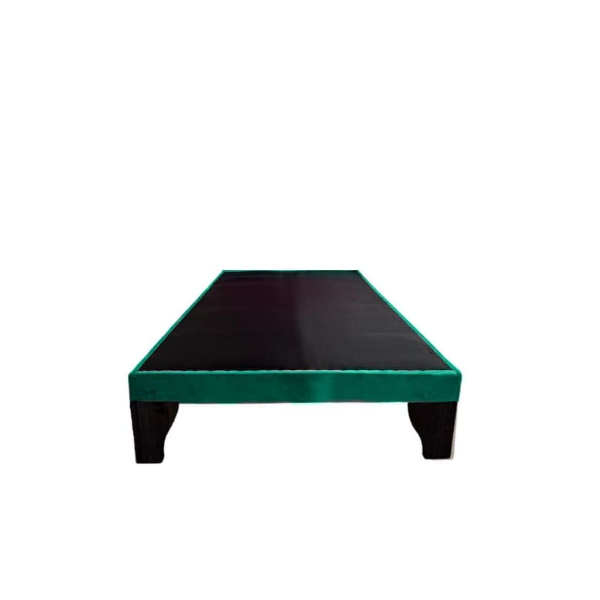 FLOBAL - Base de Cama 1,5 Plaza 105x190x35cm Verde Esmeralda Flobal