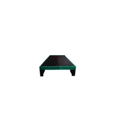 FLOBAL - Base de Cama Europea 1.5 Plaza 105x190x35cm Verde Esmeralda