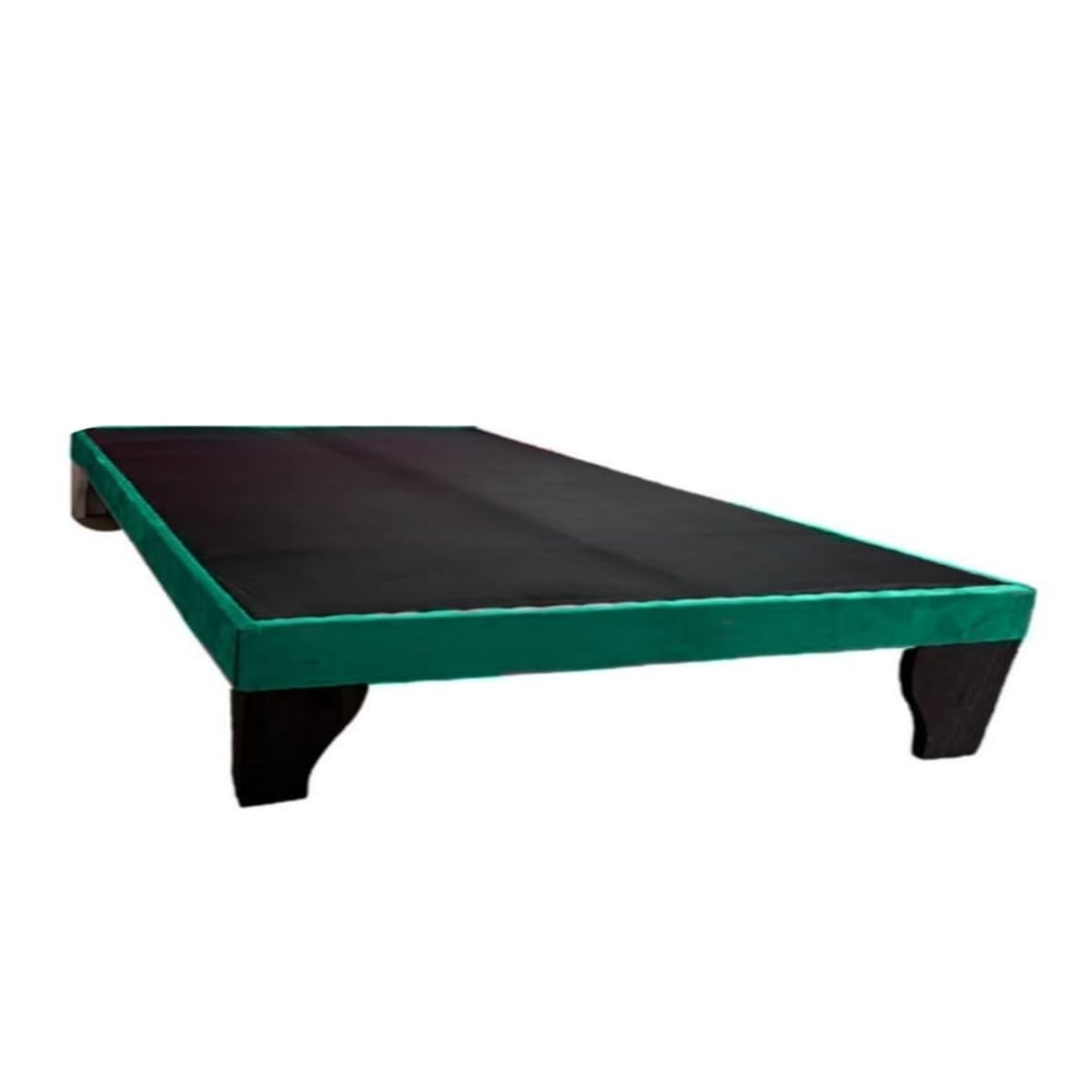FLOBAL - Base de Cama 1,5 Plaza 105x190x35cm Verde Esmeralda Flobal