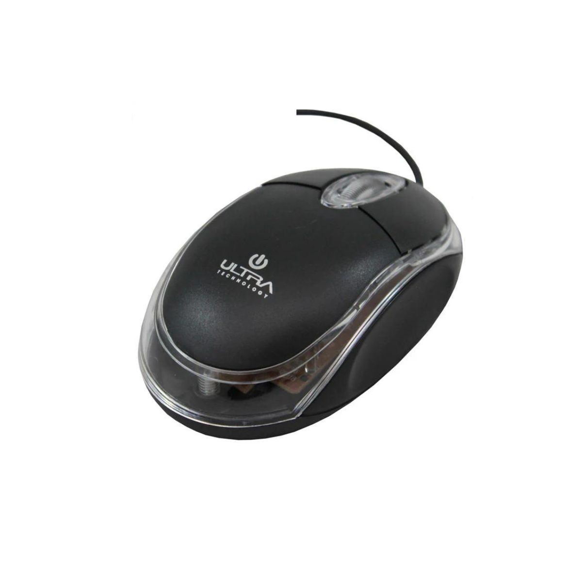 ULTRA - Mouse optico Ultra con cable negro