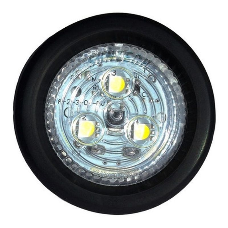 GOTEK - 5 Focos Trocha Led Blanco 2" Bivolts Rampla Camión
