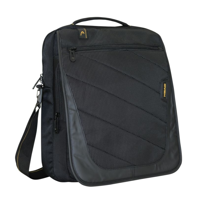 HEAD - Bolso New Euro Vertical L Twin Tone Negro Head