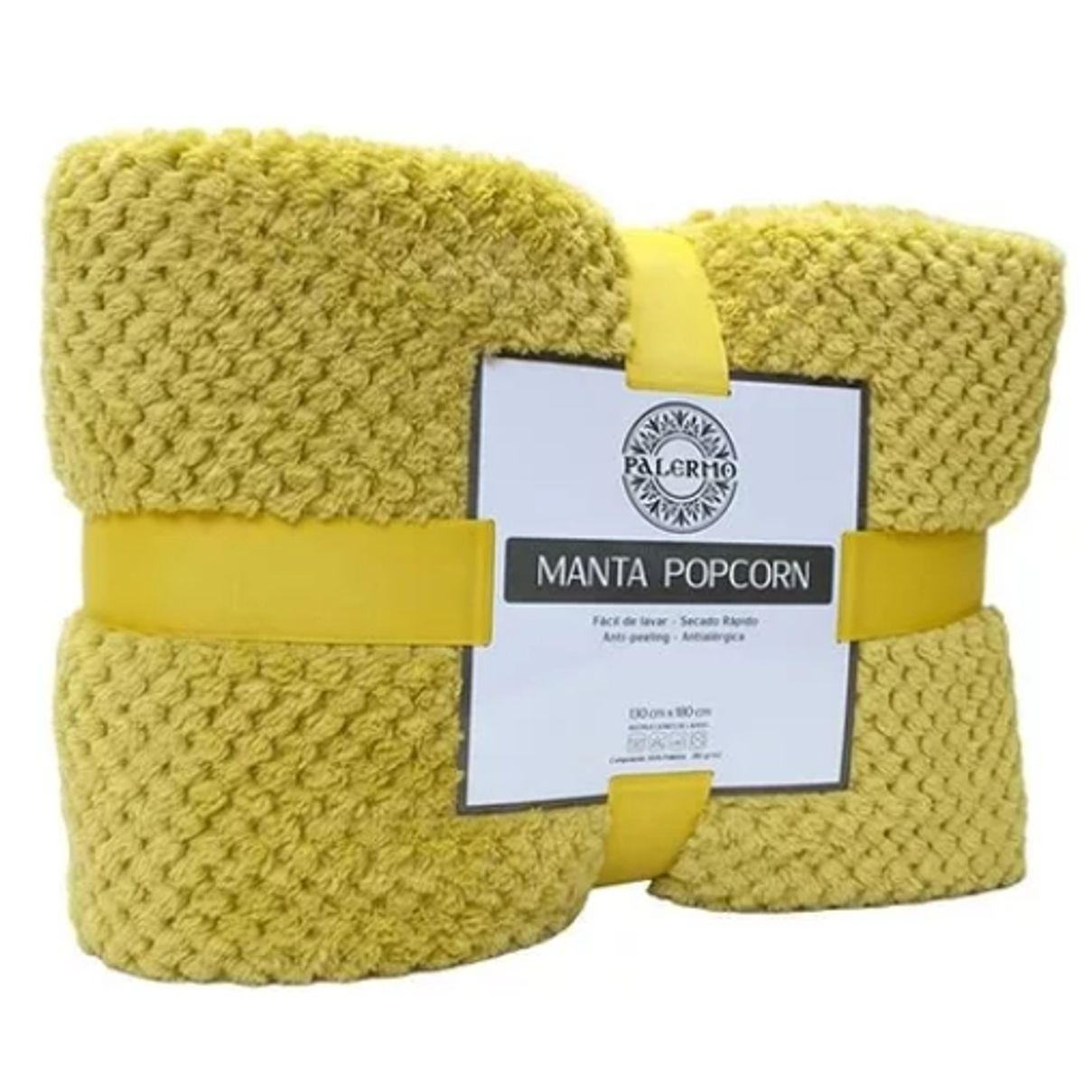 GENERICO - Frazada Manta Pop Corn 130x180cm