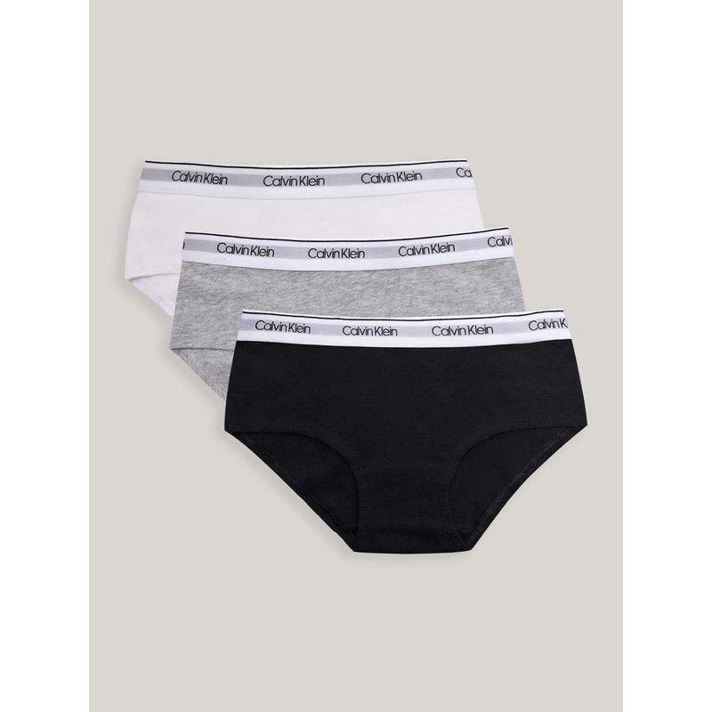 CALVIN KLEIN - Pack Niña 3 Calzones Hipster Multicolor Calvin Klein