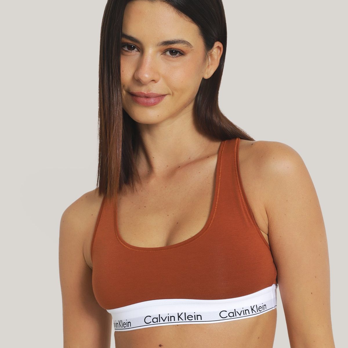 CALVIN KLEIN - Bralette Modern Cotton Naranja Calvin Klein