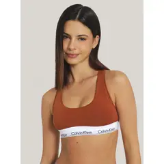 CALVIN KLEIN - Bralette Modern Cotton Naranja