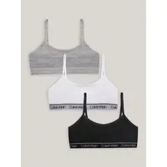 CALVIN KLEIN - Pack Bralettes Niña Pullover Multicolor