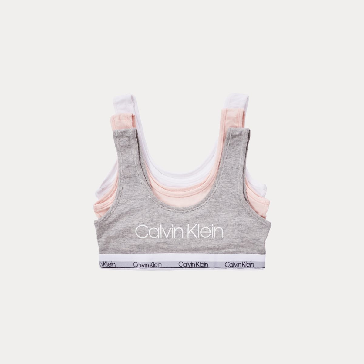 CALVIN KLEIN - Pack 3 Bralettes Modern Cotton Niña Multicolor Calvin Klein