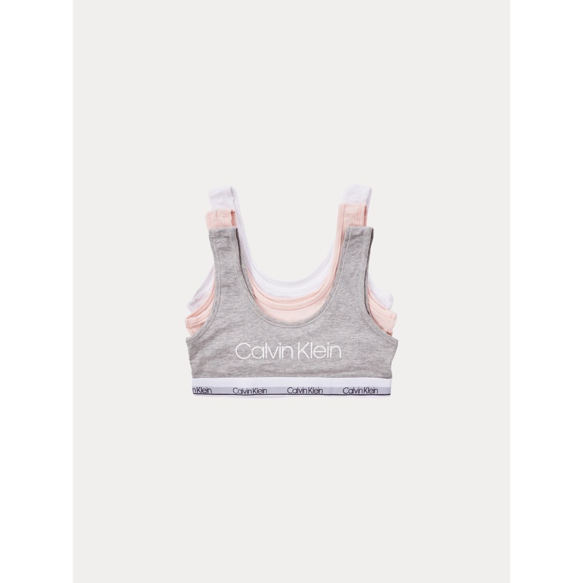 CALVIN KLEIN - Pack 3 Bralettes Modern Cotton Niña Multicolor Calvin Klein