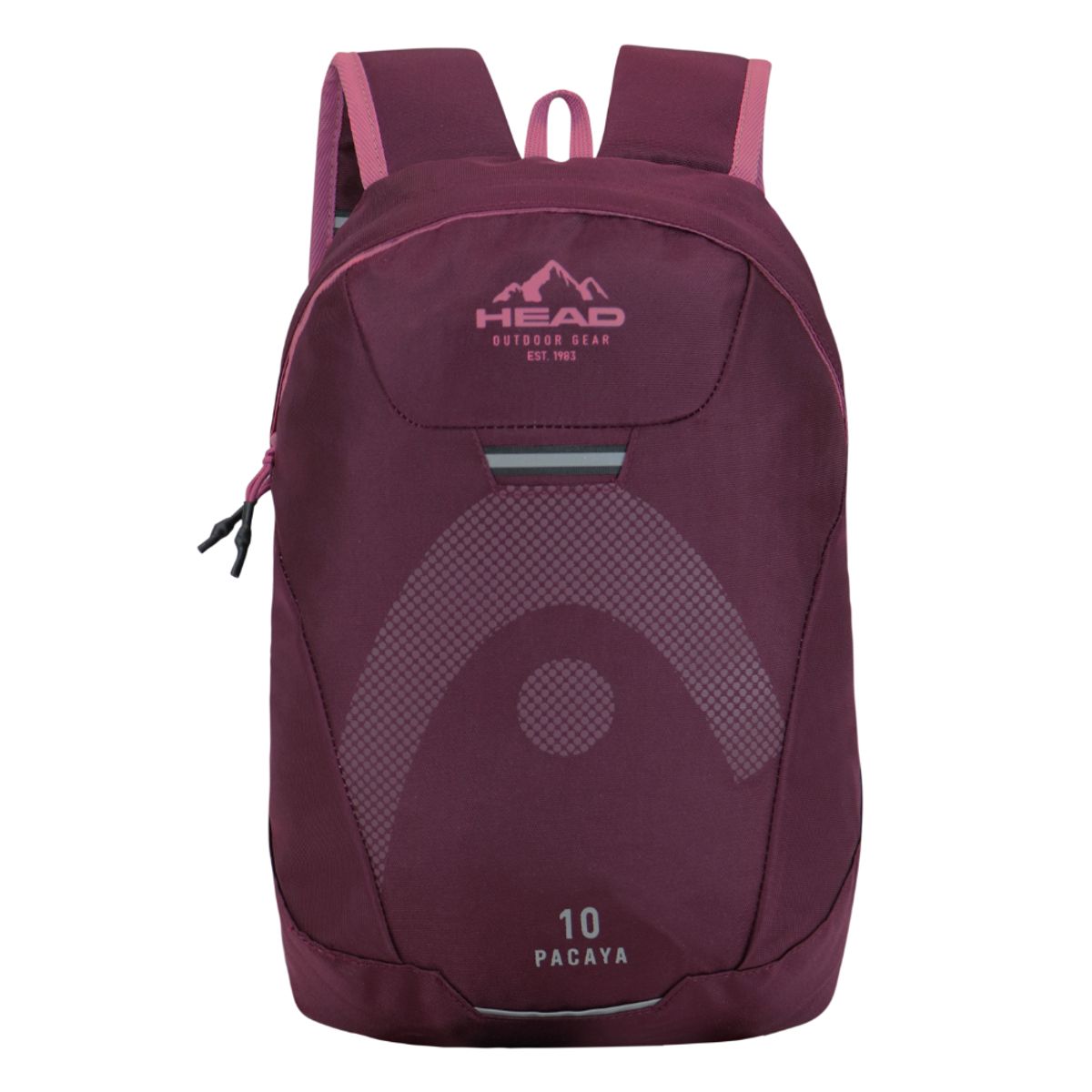 HEAD - Mochila Outdoor Camping Pacaya 10 Burdeo Rosado Head