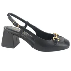 VIA MARTE - Zapato Mujer Negro Casual 23-16804