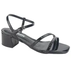 VIA MARTE - Sandalia Mujer Negro Casual 23-9801