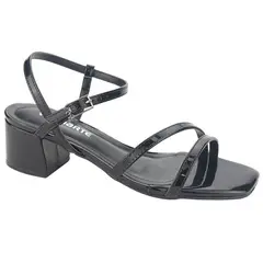 VIA MARTE - Sandalia Mujer Negro Casual 23-9801