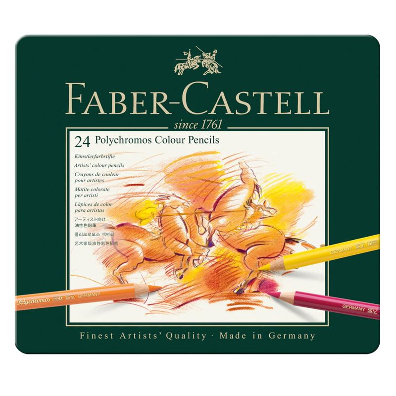 FABER-CASTELL - Lápices Faber-Castell Polychromos 24 Colores