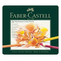 FABER-CASTELL - Lápices Polychromos 24 Colores