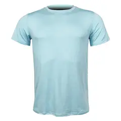 ANDESLAND OUTDOOR APPAREL - Polera Dry Fit Manga Corta Bangsi Essential Celeste Hombre