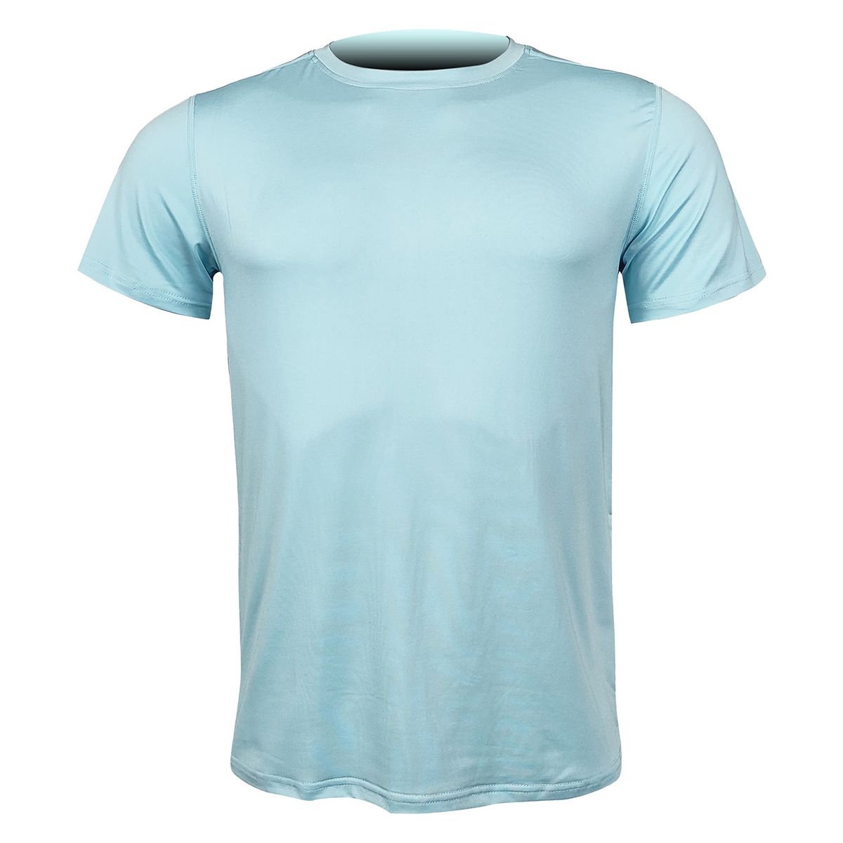 ANDESLAND OUTDOOR APPAREL - Polera Dry Fit Manga Corta Bangsi Essential Celeste Hombre