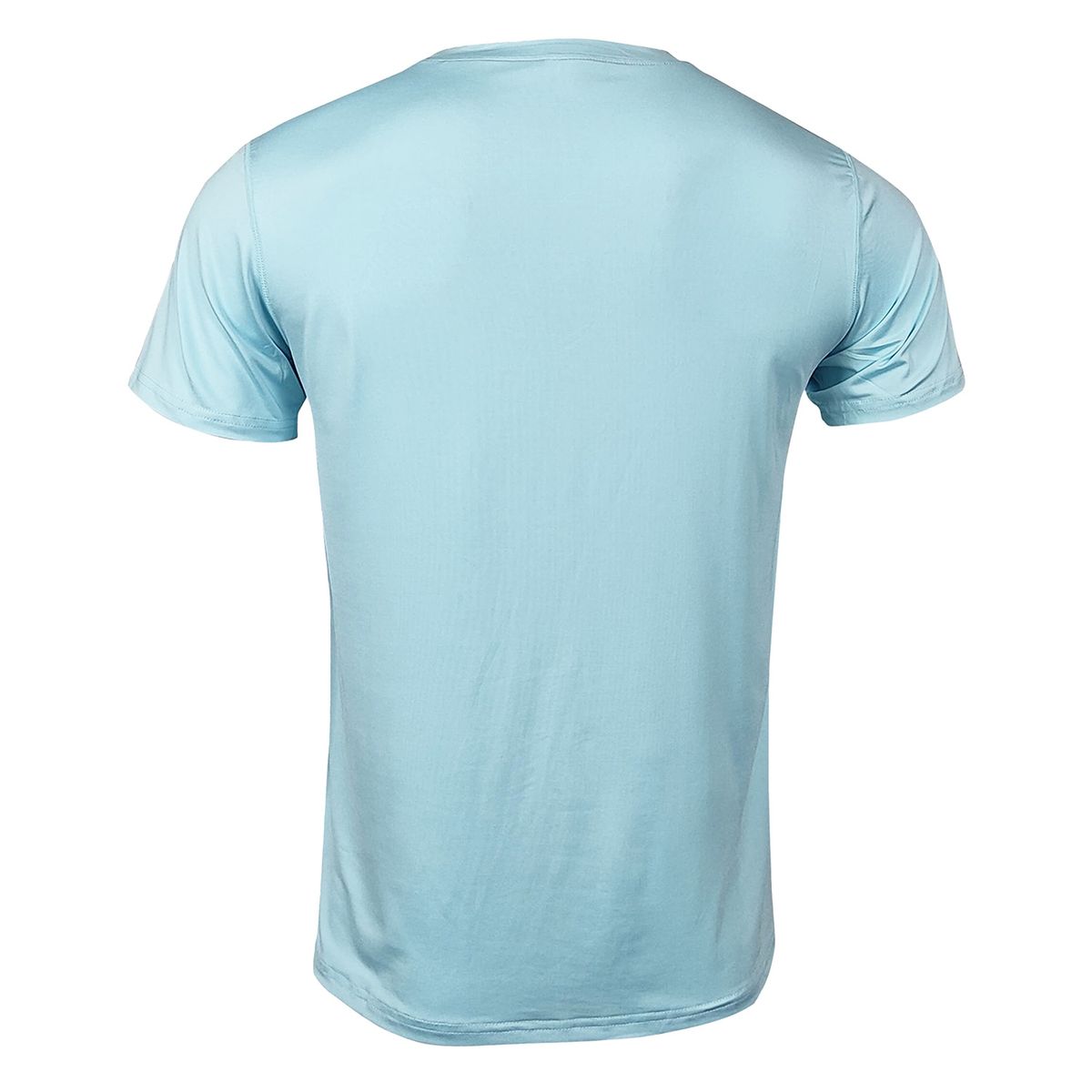 ANDESLAND OUTDOOR APPAREL - Polera Dry Fit Manga Corta Bangsi Essential Celeste Hombre