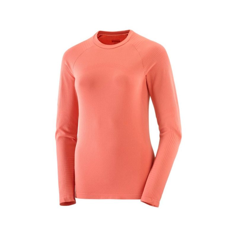 SALOMON - Primera Capa Mujer Essential Warm Ls Top W Salmon Salomon