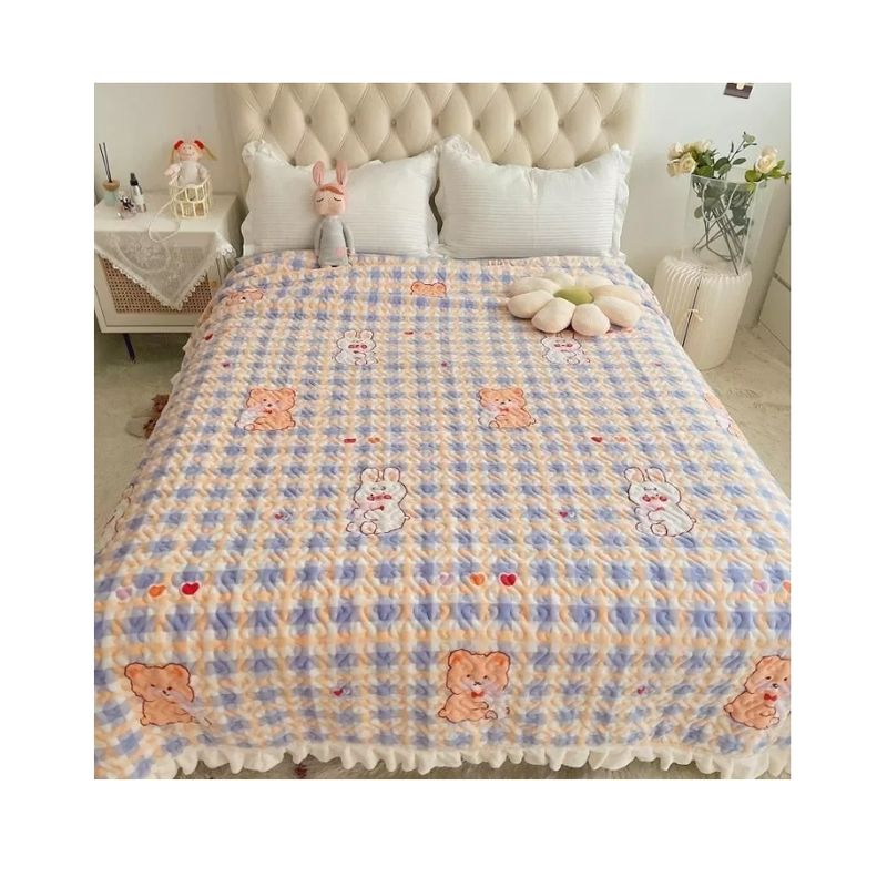 GENERICO - Cubrecama Cobertor Quilt 1.5 Plazas Homerdesgincl