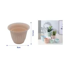 GENERICO - PACK 6 MACETERO PLASTICO 9*12.5 CM