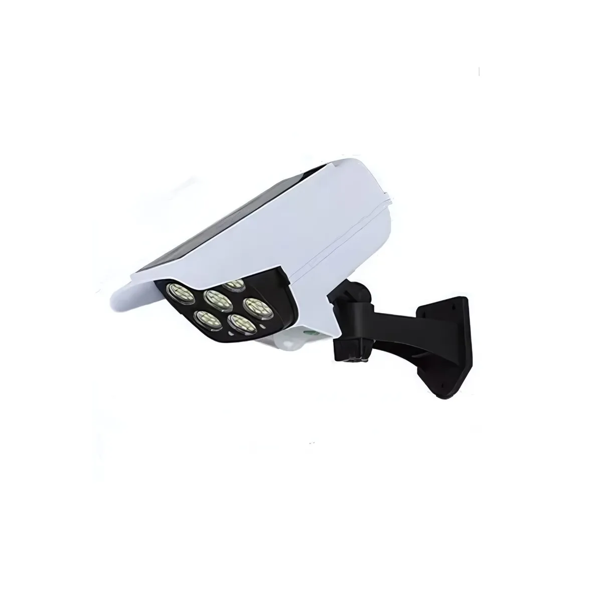 GENERICO - Lampara Foco Solar Led Falsa Camara Seguridad Sensor con Control