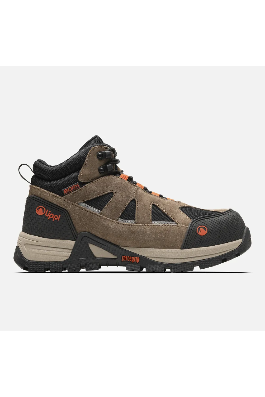 ZAPATO SEGURIDAD LIPPI PRO WORK HOMBRE VENTUS MID CAFÉ OSCUR