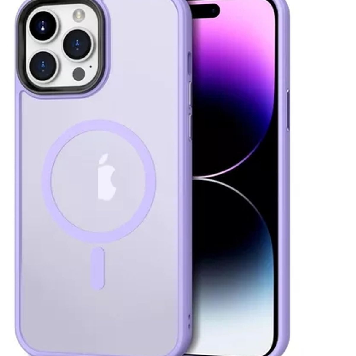 GENERICO - Carcasa Mate Para iPhone Funda Magnética Traslucida IPHONE 15 PRO