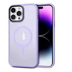 GENERICO - Carcasa Mate Para iPhone Funda Magnética Traslucida IPHONE 15 PRO