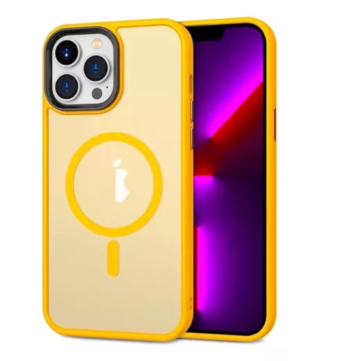 GENERICO - Carcasa Mate Para iPhone  Funda Magnética Traslucida IPHONE 15 PROMAX