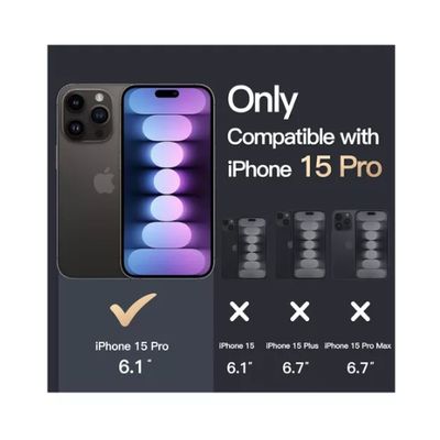 Imagen 2 del producto Carcasa Mate Para iPhone Funda Magnética Traslucida IPHONE 15 PROMAX