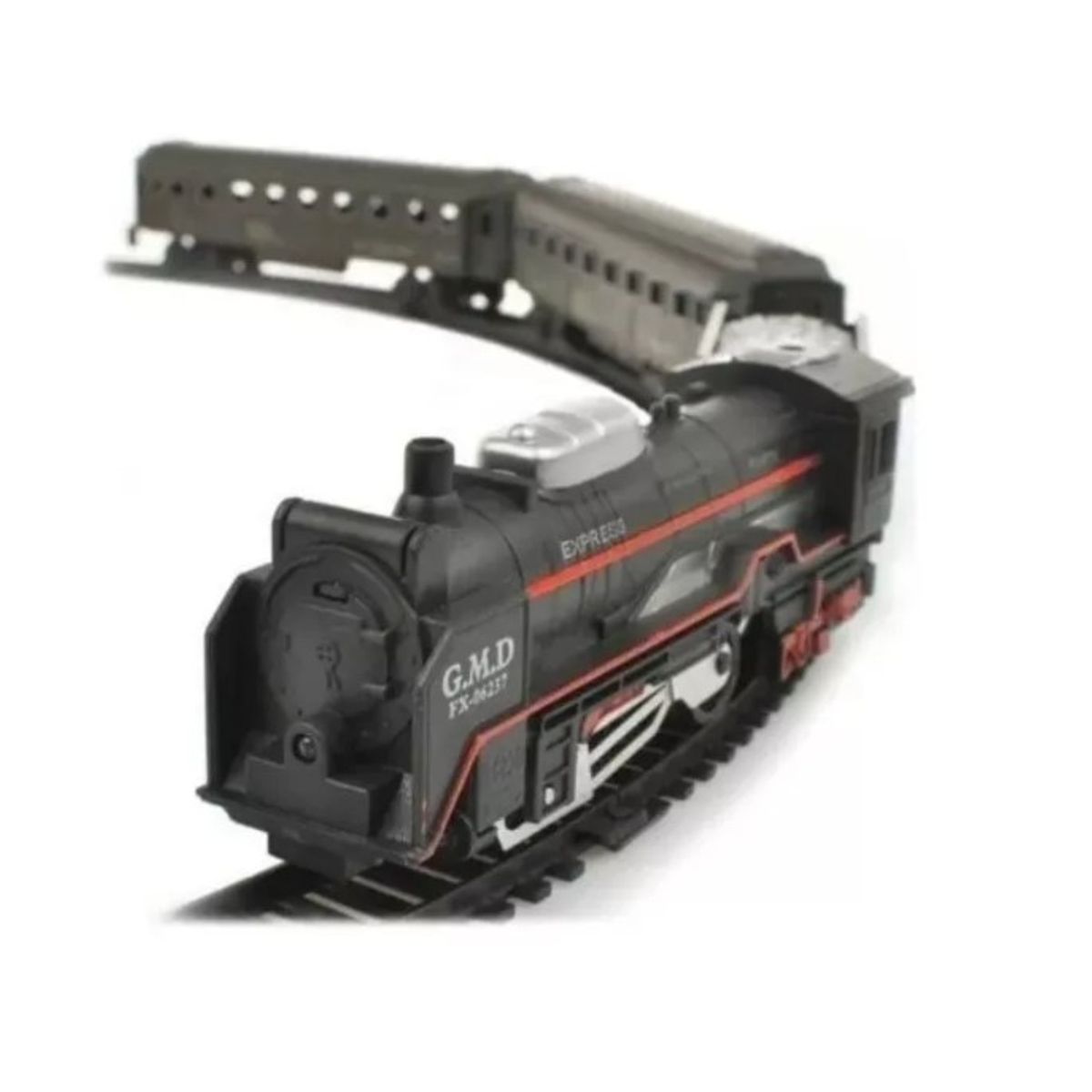 GENERICO - Tren Rail Set De Locomotora 3 Vagones Con Pista.