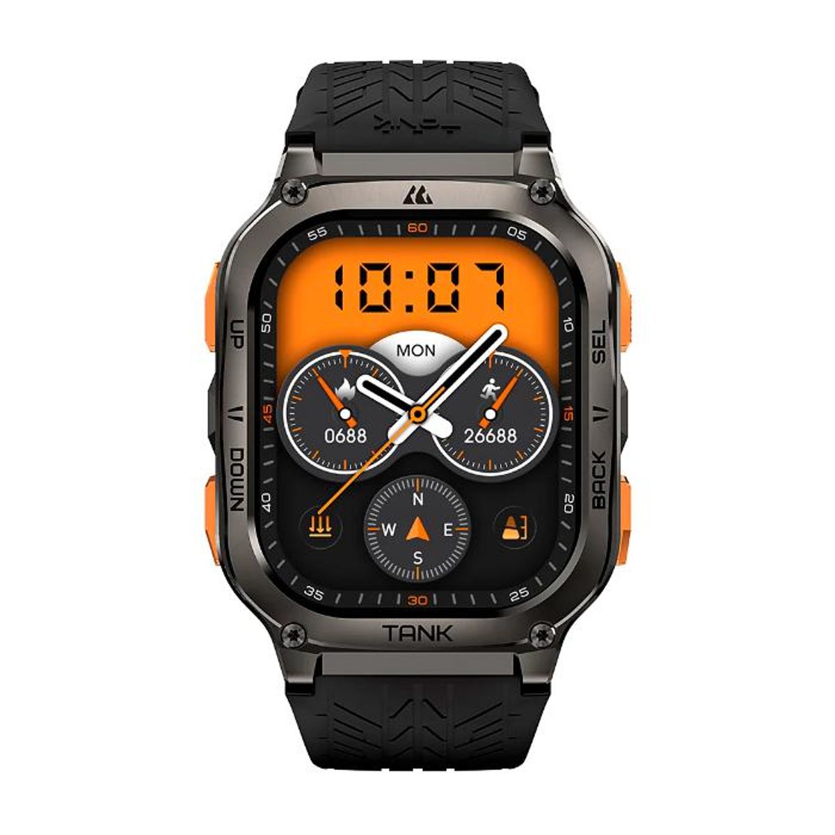 KOSPET - Smartwatch TANK M3 Ultra 1.96” AMOLED Negro KOSPET