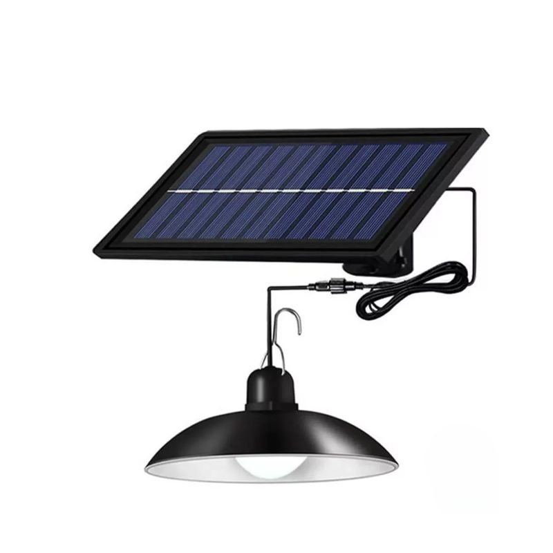 GENERICO - Lampara Colgante Solar 120 W Led Recargable Ampolleta Con Control