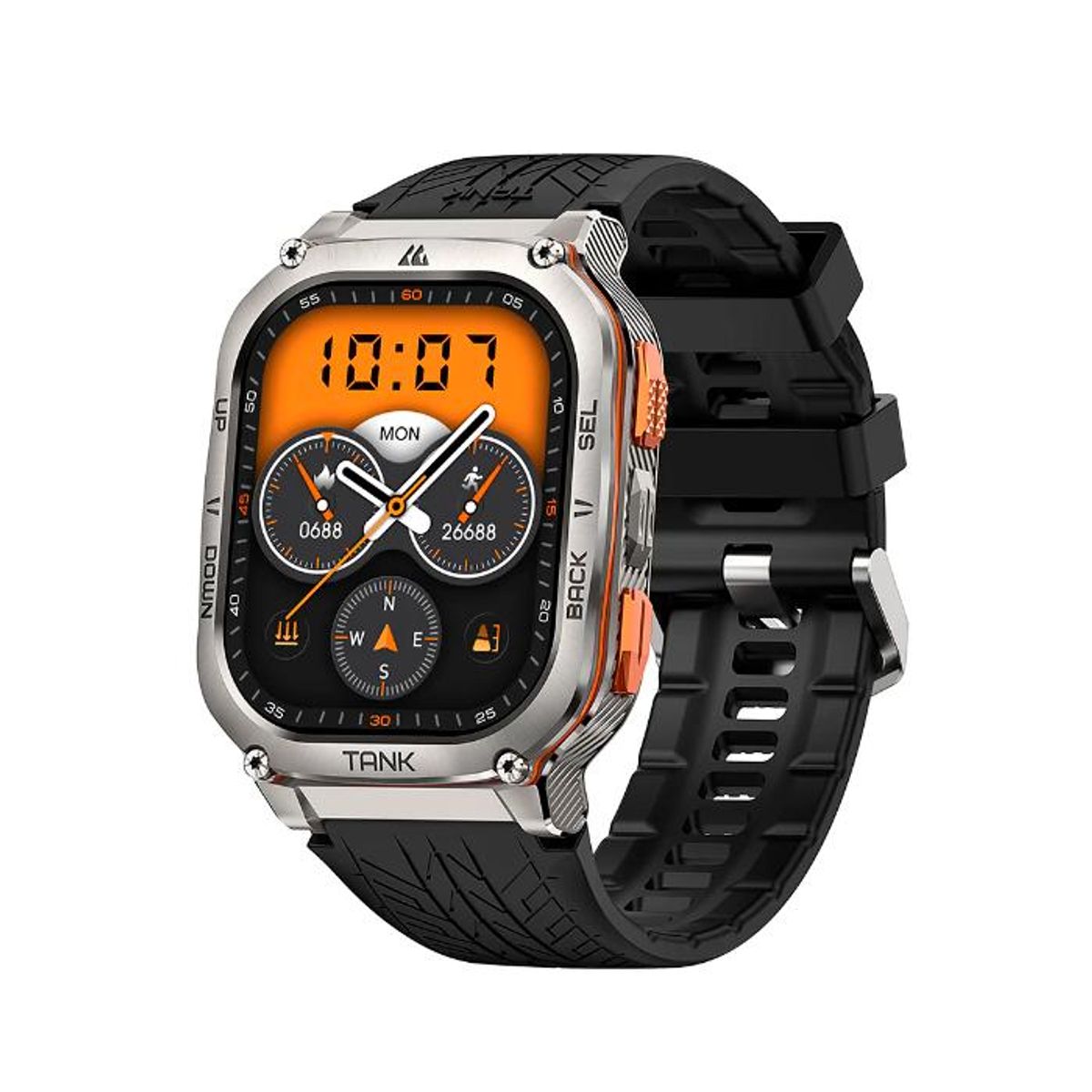 KOSPET - Smartwatch TANK M3 Ultra 1.96” AMOLED Silver KOSPET