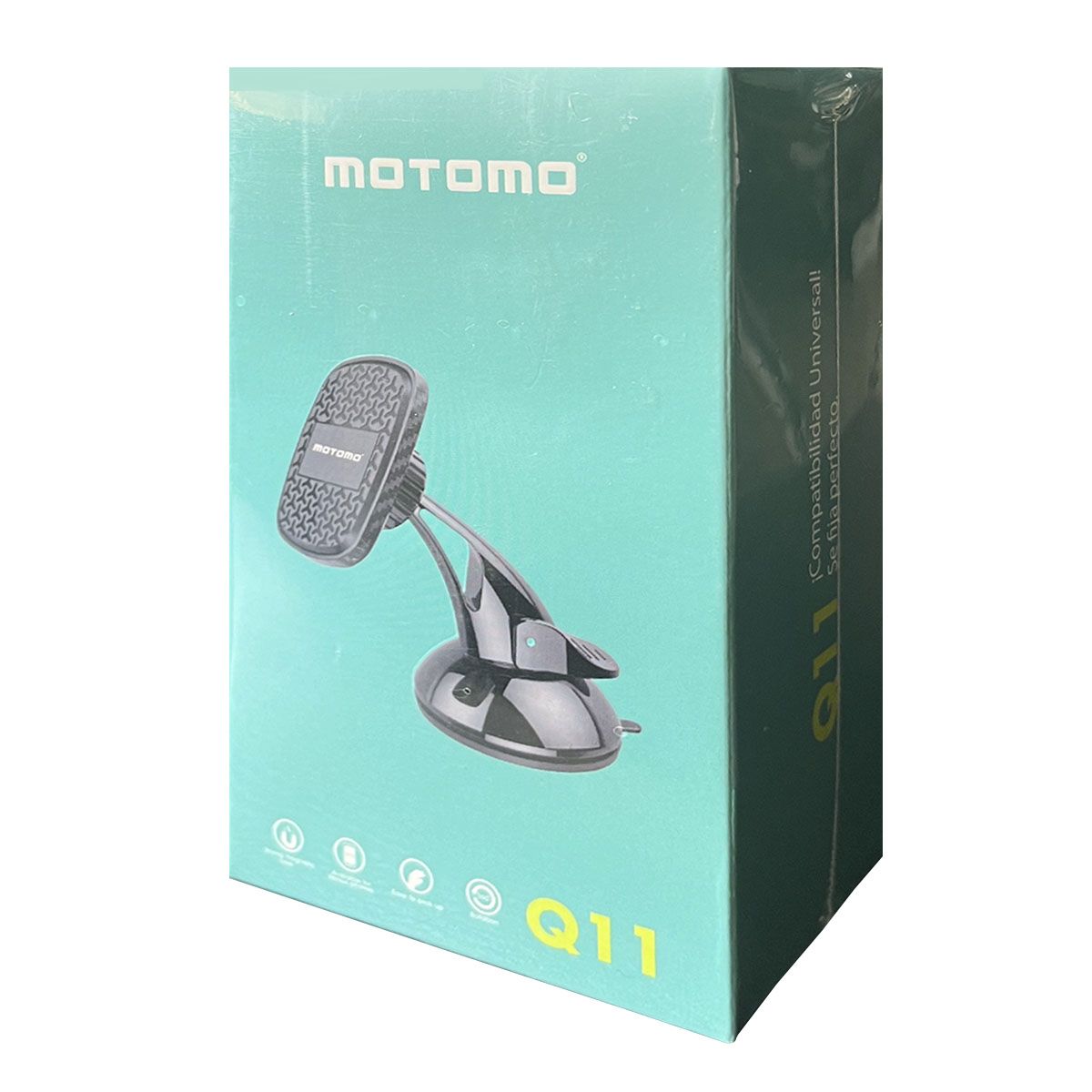 MOTOMO - Soporte Para Auto Imantado Y Base Adhesiva Para Tablero