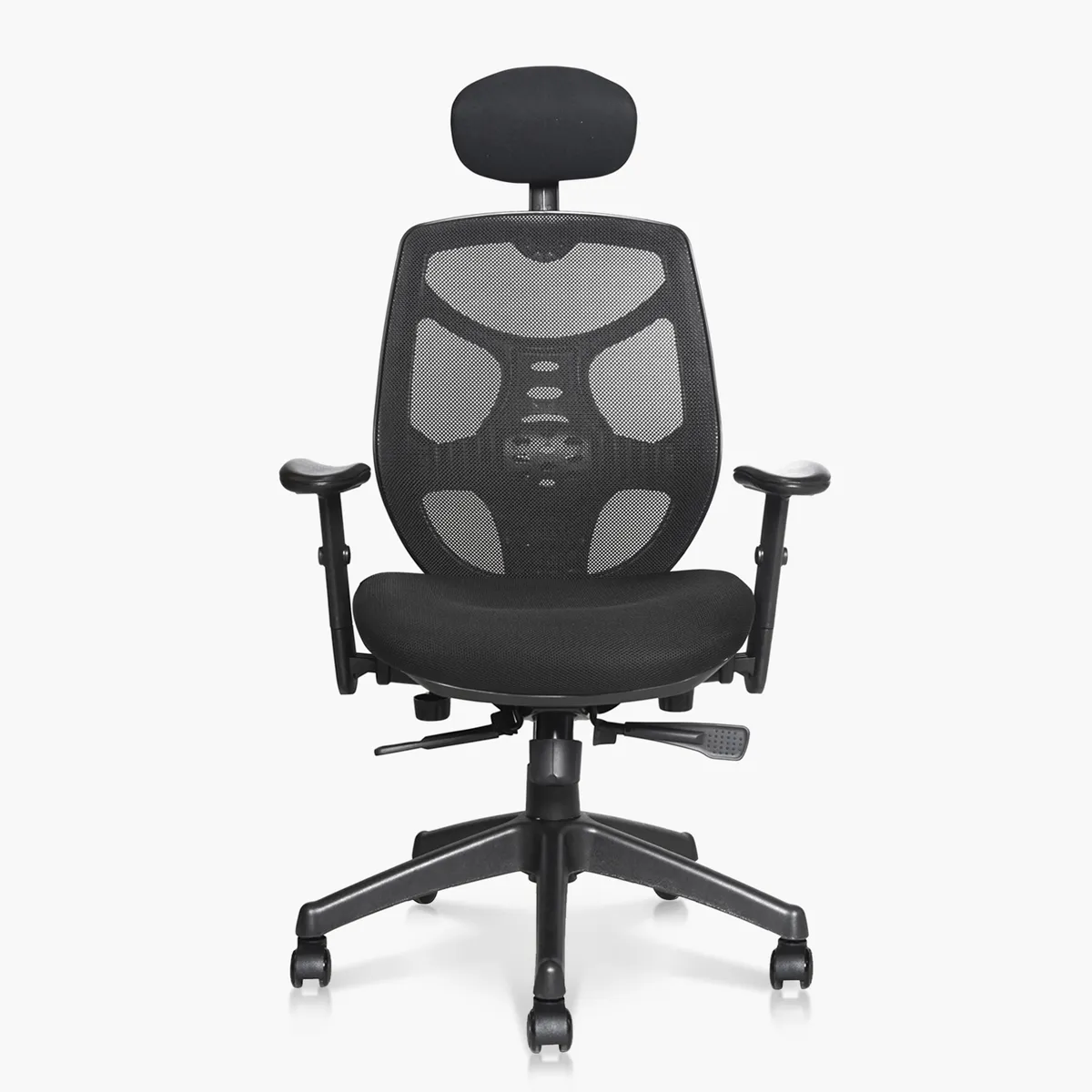 FORM OFFICE - Silla Oficina Identity Base Nylon c/cabecero Negro Form