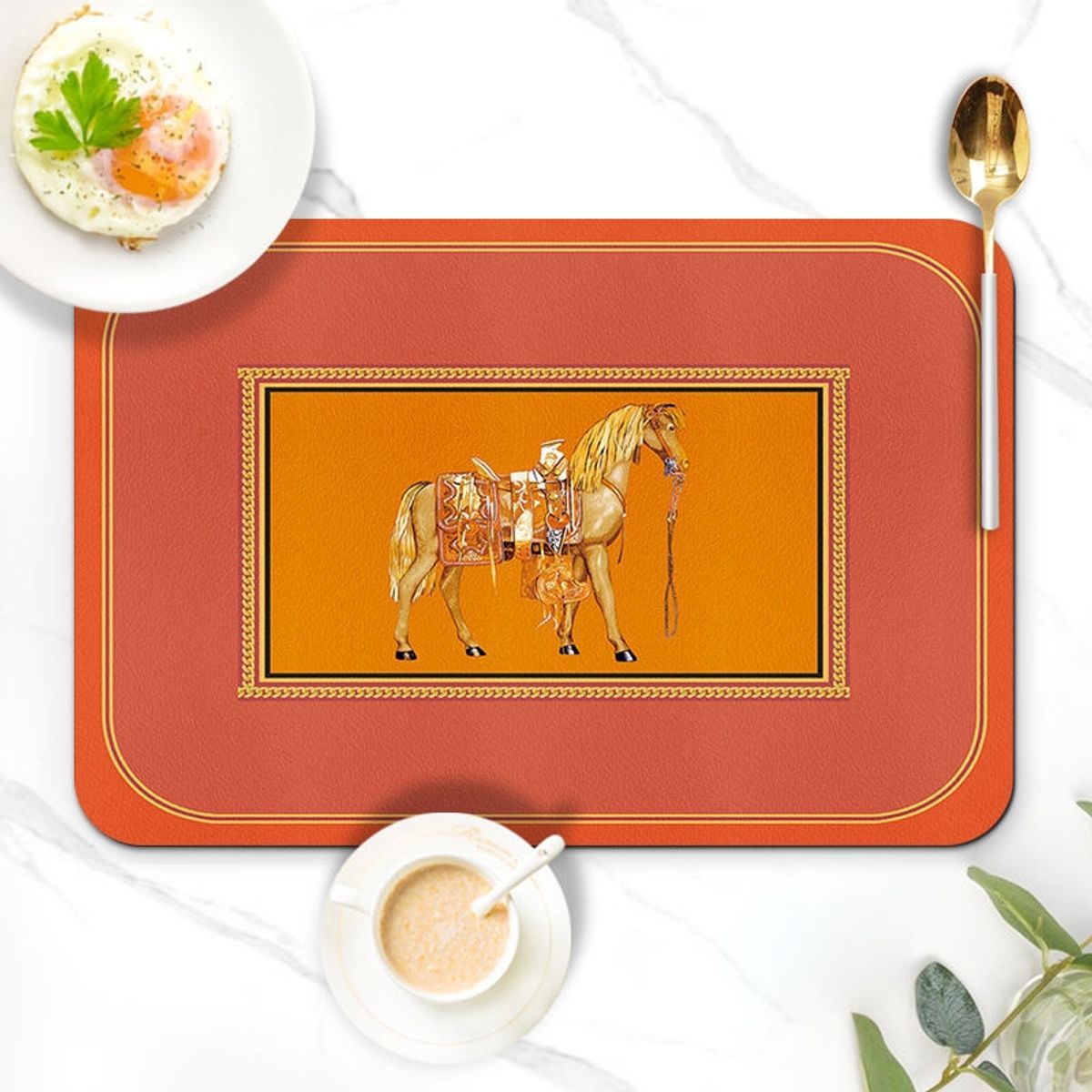 VATYERTY - Individual de estilo nórdico con estampado