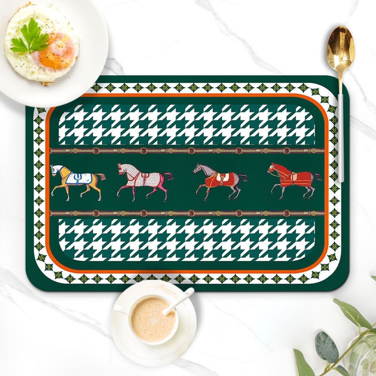 VATYERTY - Individual de estilo nórdico con estampado