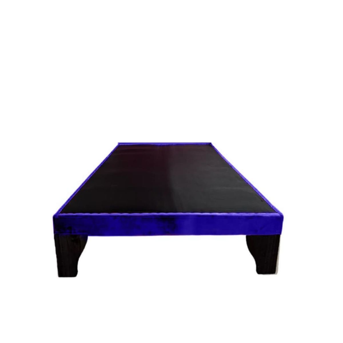 FLOBAL - Base de Cama 1 Plaza 90x190x35cm Azul Flobal