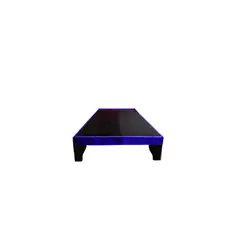 FLOBAL - Base de Cama 1 Plaza 90x190x35cm Azul