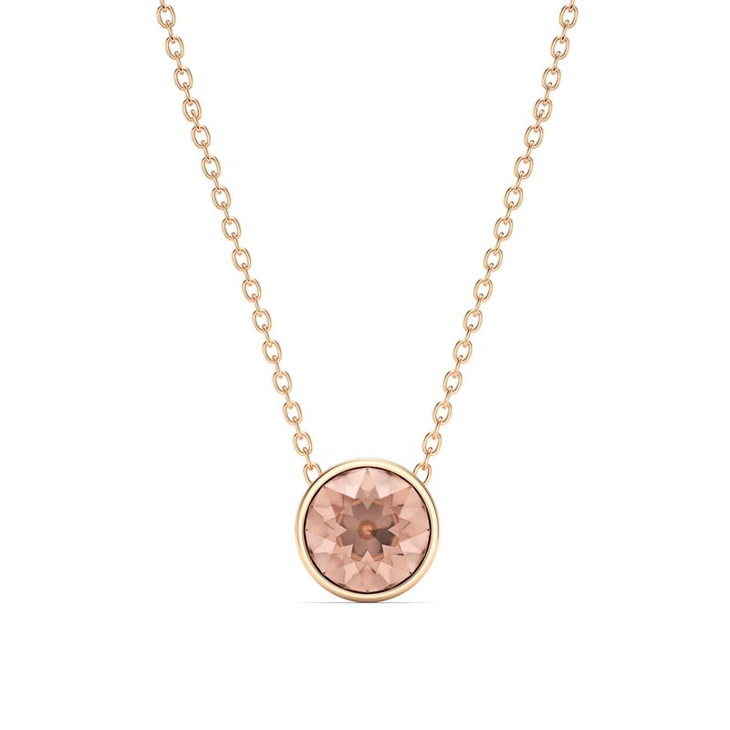 BLOOM CRYSTAL - Collar Bella con cristal Rosa Vintage baño en oro rosa