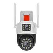 GENERICO - Camara Dual Wifi Ip + Baliza Roja De Emergencia