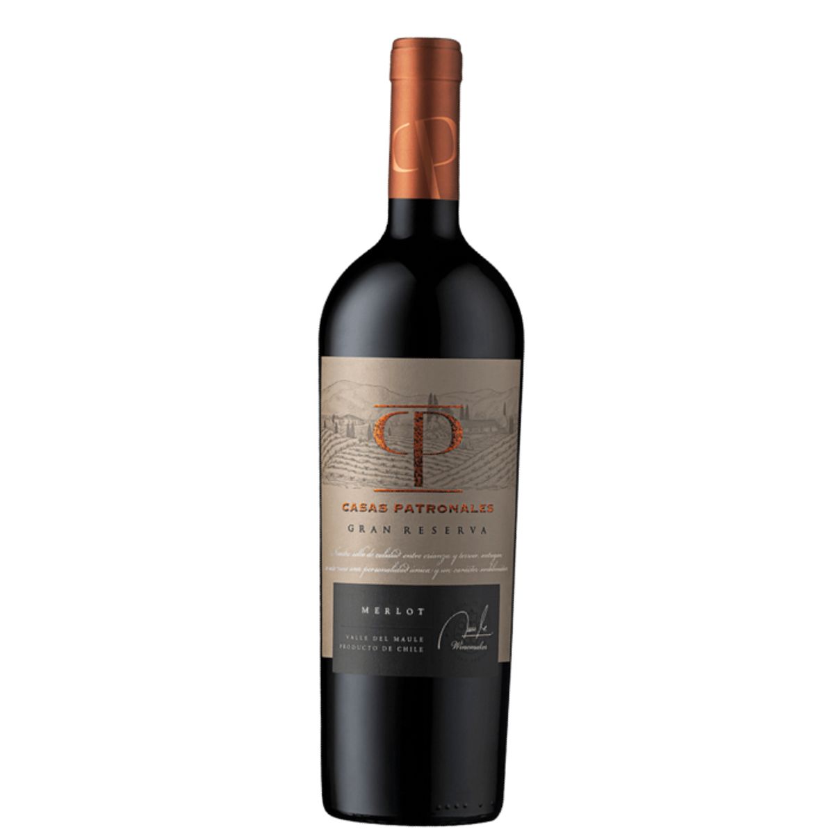 CASAS PATRONALES - Vino Casas Patronales Gran Reserva Merlot 750cc