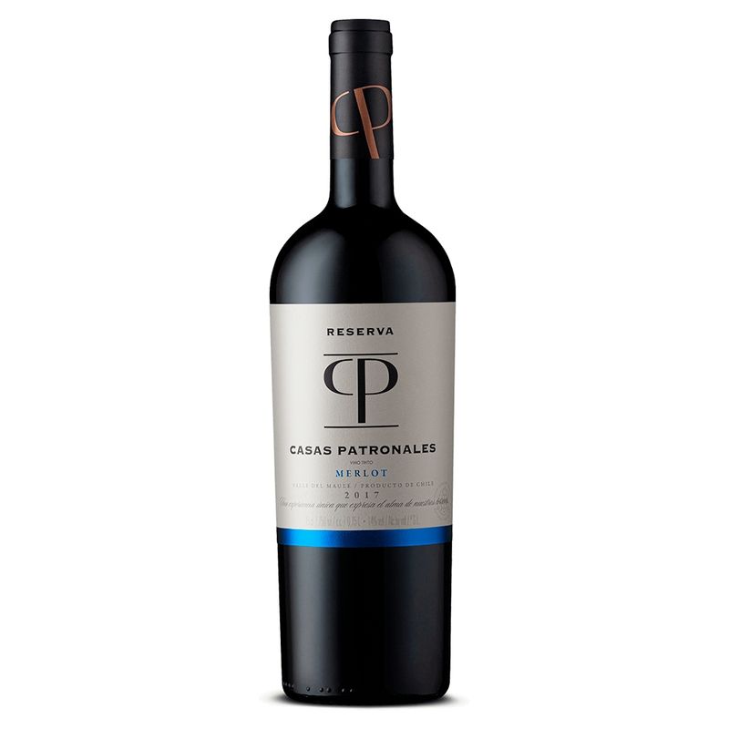 CASAS PATRONALES - Vino Casas Patronales Reserva Merlot 14° 750cc