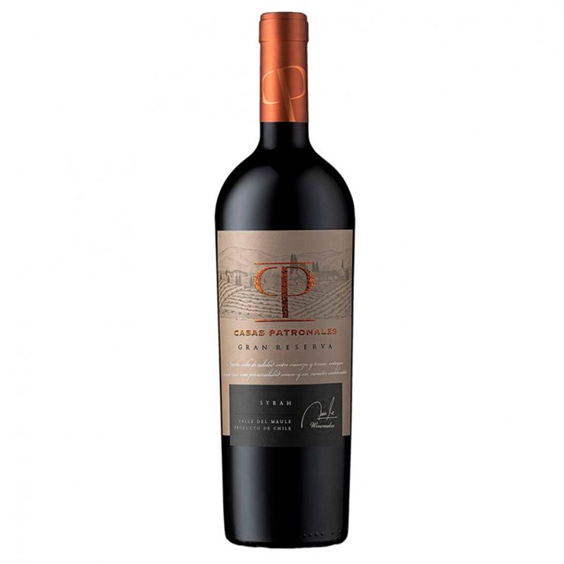 CASAS PATRONALES - Vino Casas Patronales Gran Reserva Syrah 14,5° 750cc