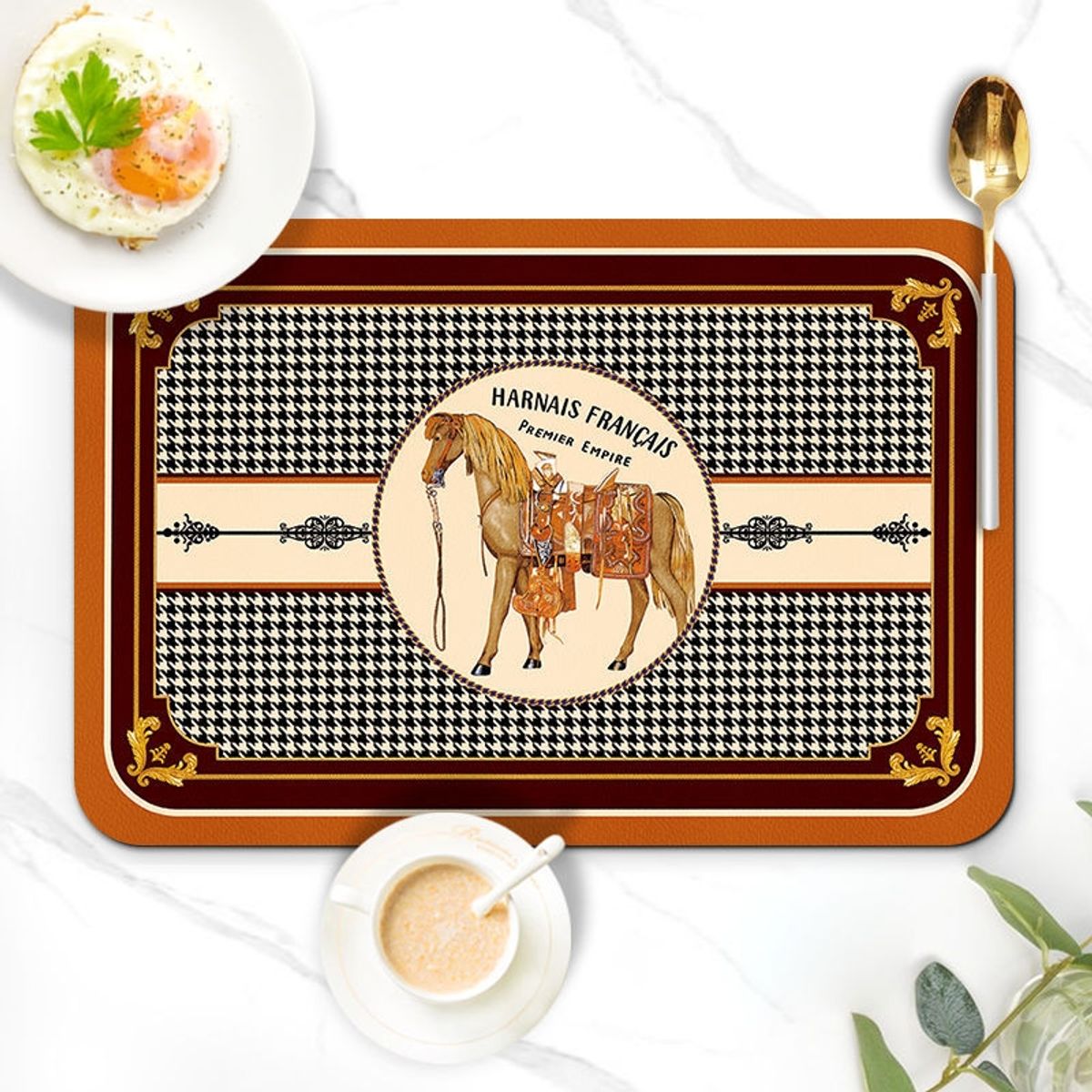 VATYERTY - Individual de estilo nórdico con estampado