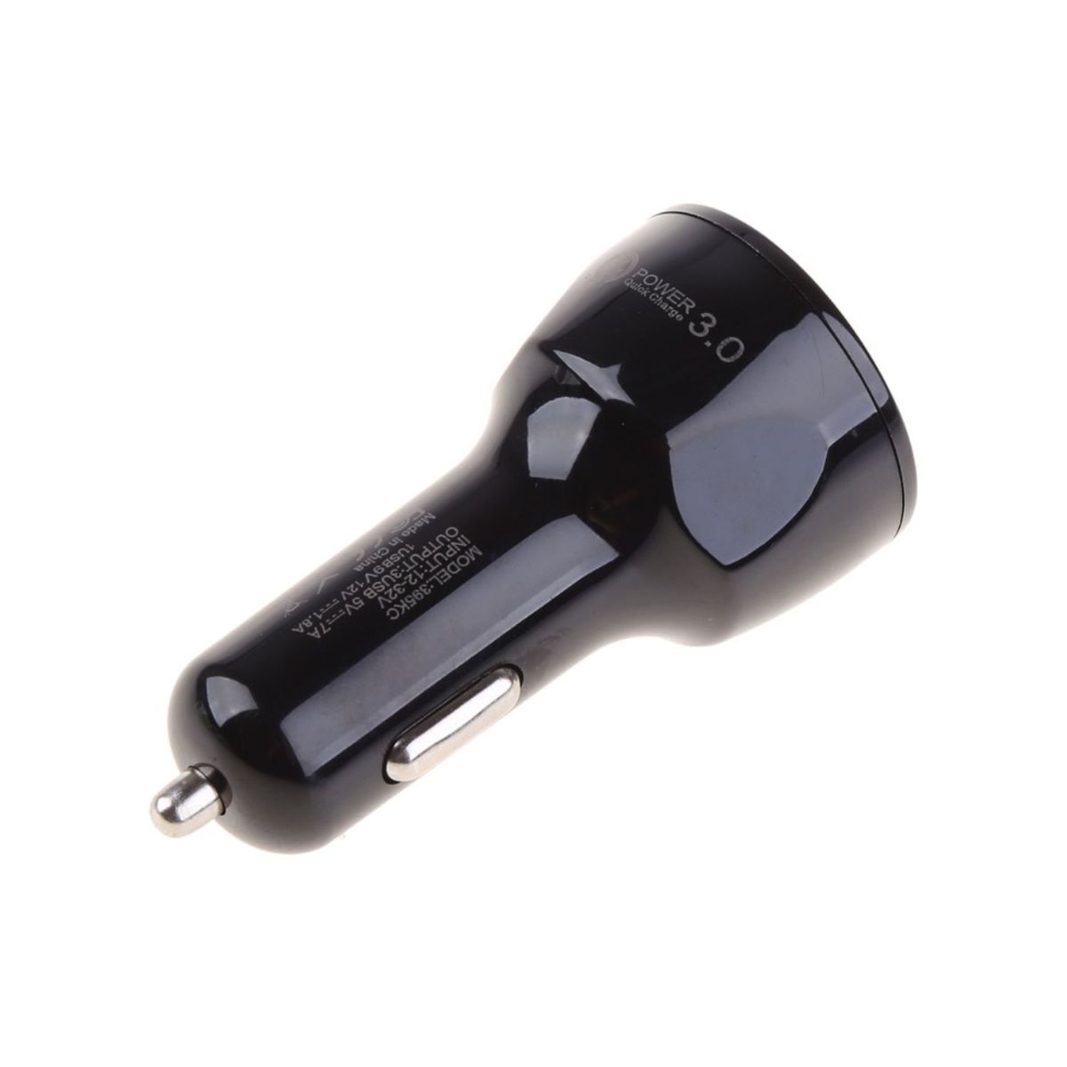 GENERICO - Cargador Rapido Auto Tipo C Usb Doble 3.0 Carga Turbo 55W