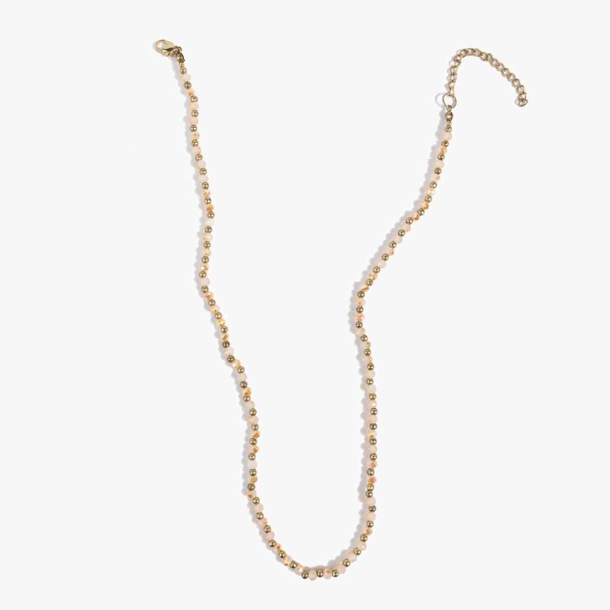 LOUNGE - Collar Mujer Mostacillas Brillantes Dorado